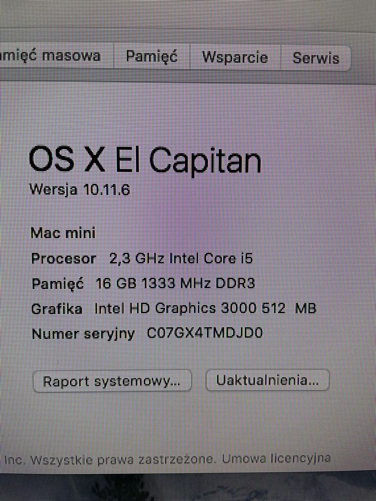 Mac Mini i5 16gb ram SSD