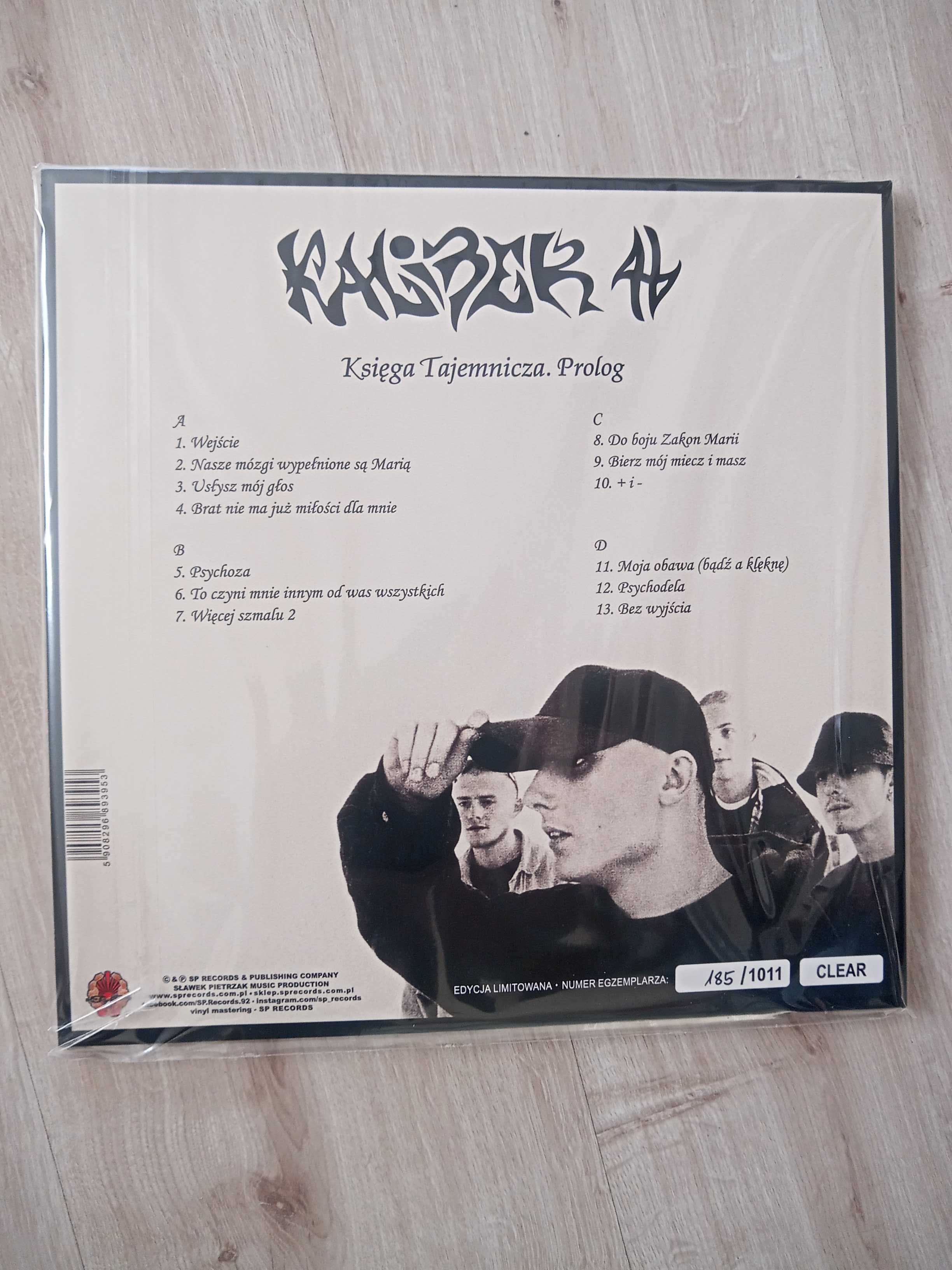 Kaliber 44 Winyl Nowa PROLOG 185 CLEAR