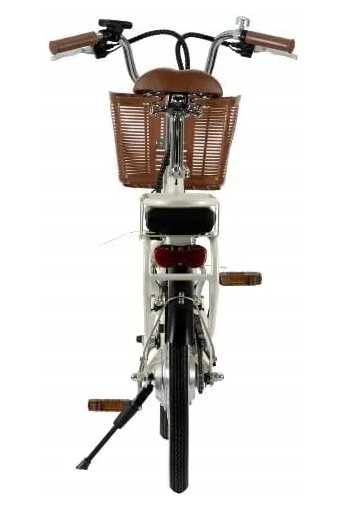 Rower elektryczny składany Nilox J1 Plus 250W 20" Koszyk 7,5ah Wanilja