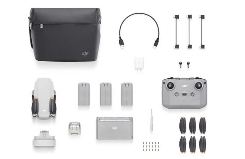 Drone DJI Dji Mini 2 Combo (4K - Cinzento)