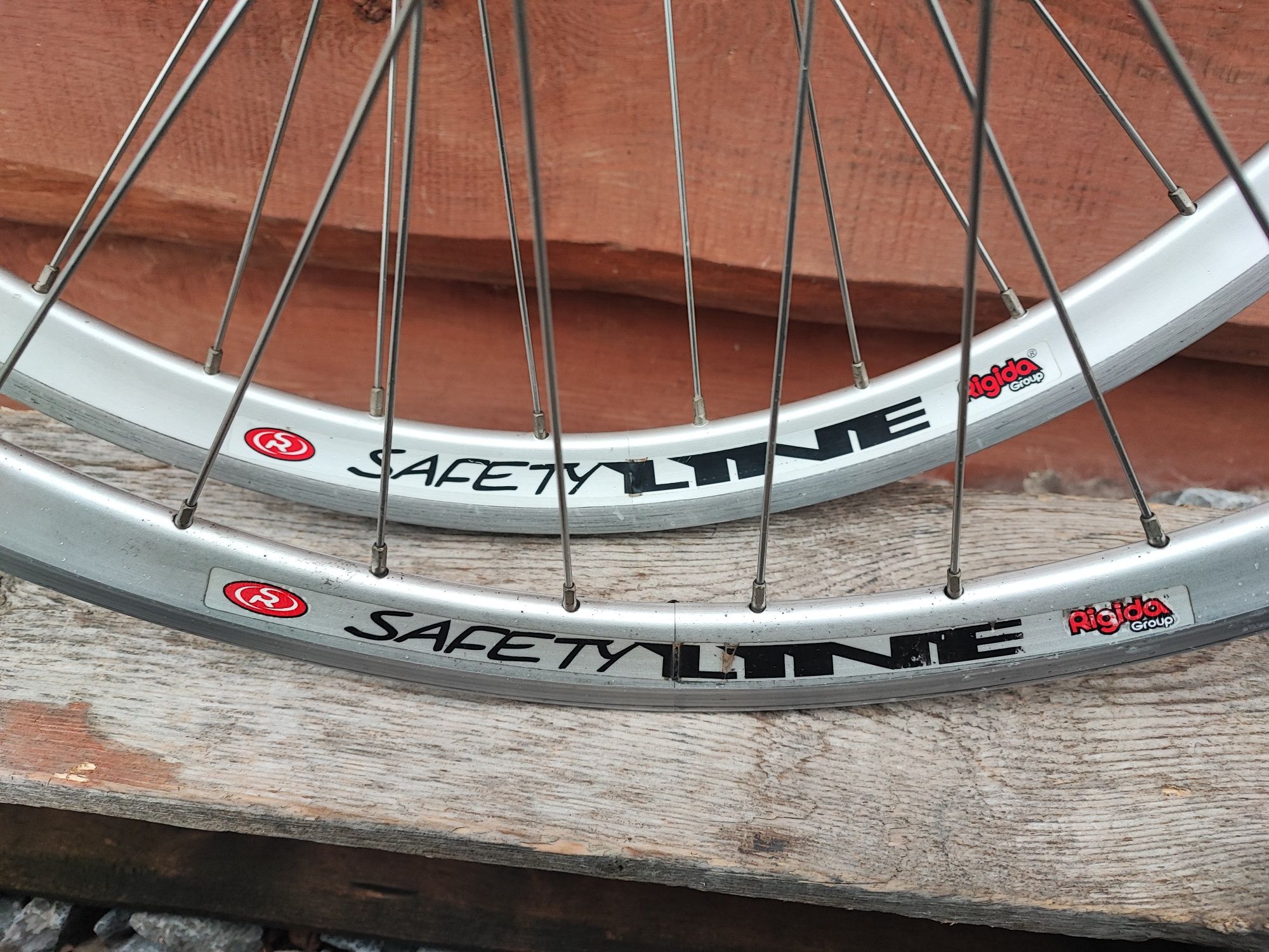 Komplet kół rowerowych Rigida Safety Line 26" Shimano Deore LX Retro