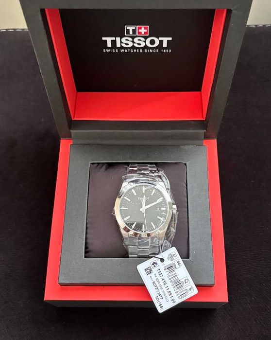TISSOT GENTLEMAN model T127.410.11.051.00 Silver/Black