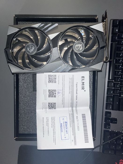 MSI rtx 4060 ti GAMING X 8GB