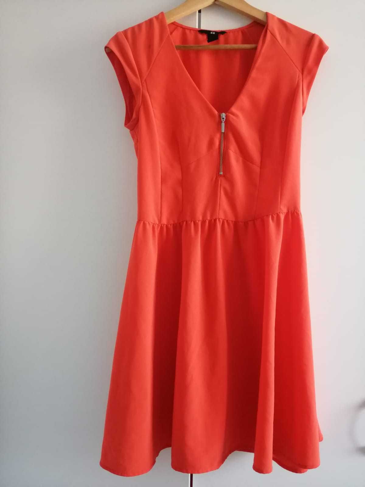 Pomarańczowa sukienka S, H&M