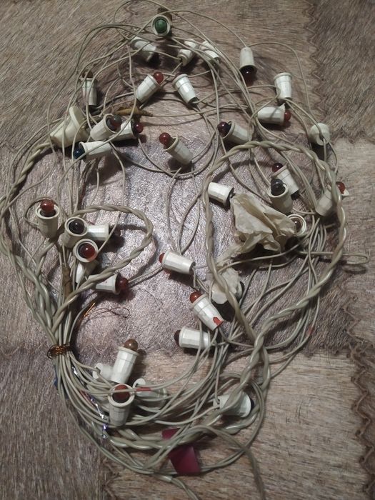 Гирлянды ёлочные СССР шишки