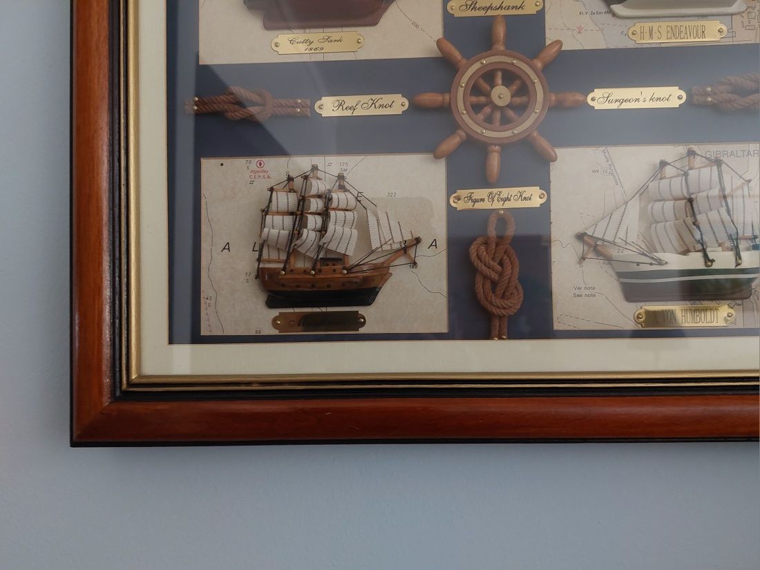 Quadro com motivos náuticos