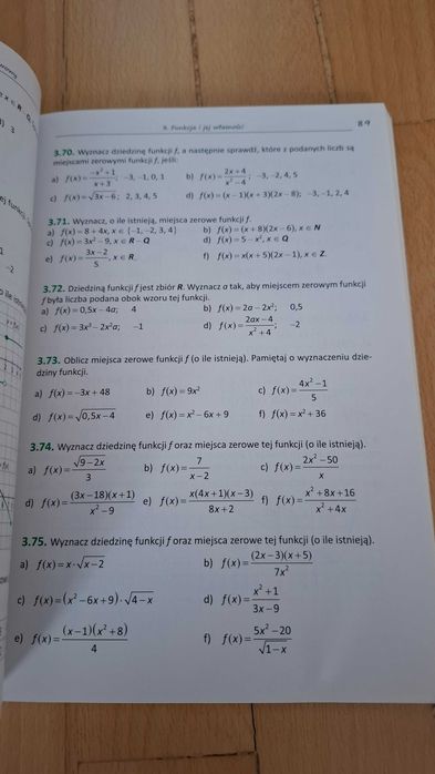 Zbiór zadań do matematyki, klasa 1 - wyd. Pazdro, zakres podstawowy