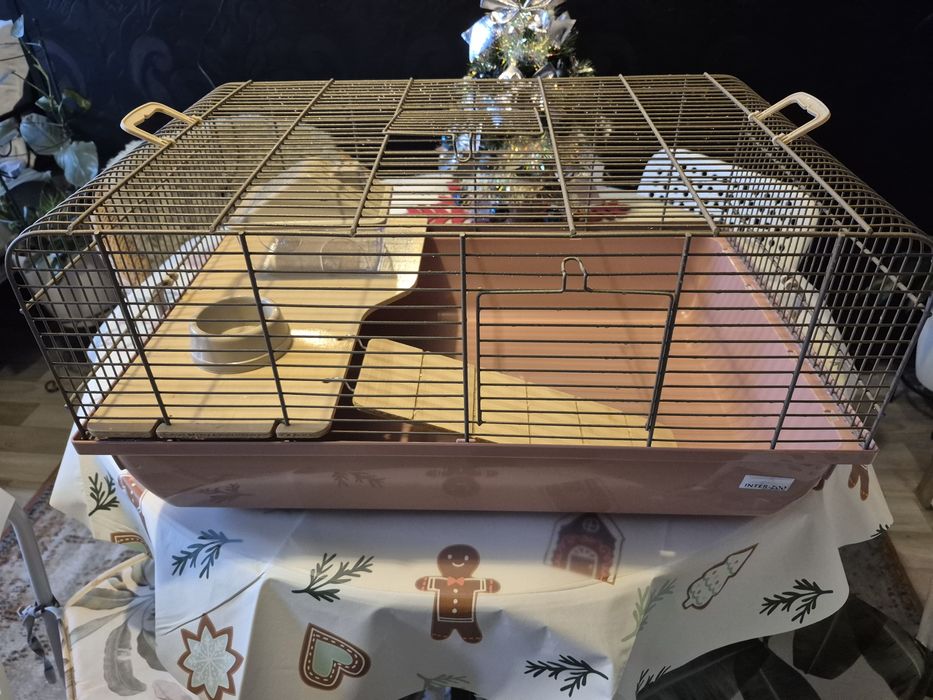 Klatka Rex różowo pastelowa