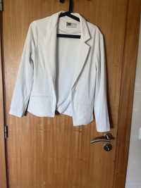 Blazer branco cintado