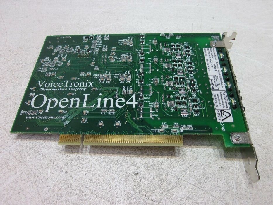 Плата VoiceTronix OpenLine4 V4PCI16 VTX-AUS-46040-PT-T PCI Card