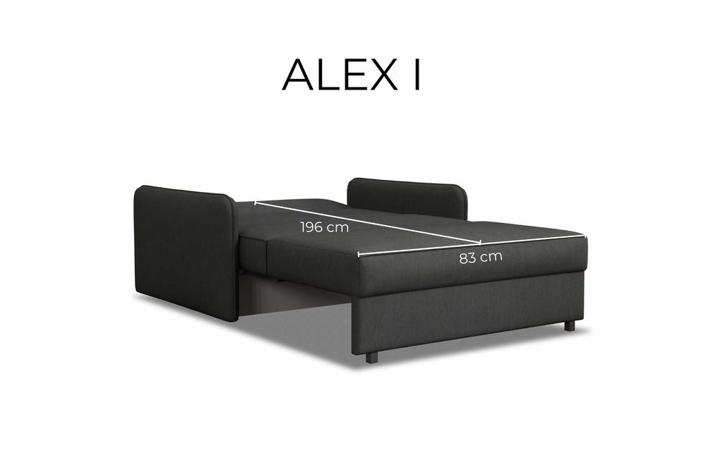 Amerykanka Alex, sofa, kanapa, łóżko. Fotel rozkładany, funkcja spania