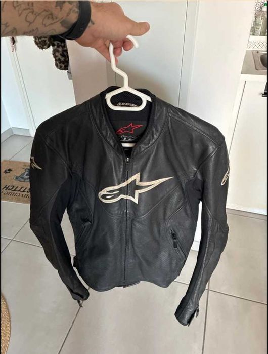 Мотокуртка кожанная Alpinestars разм 50
