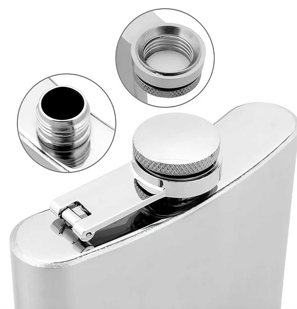 Piersiówka stalowa metalowa nierdzewna 150ml