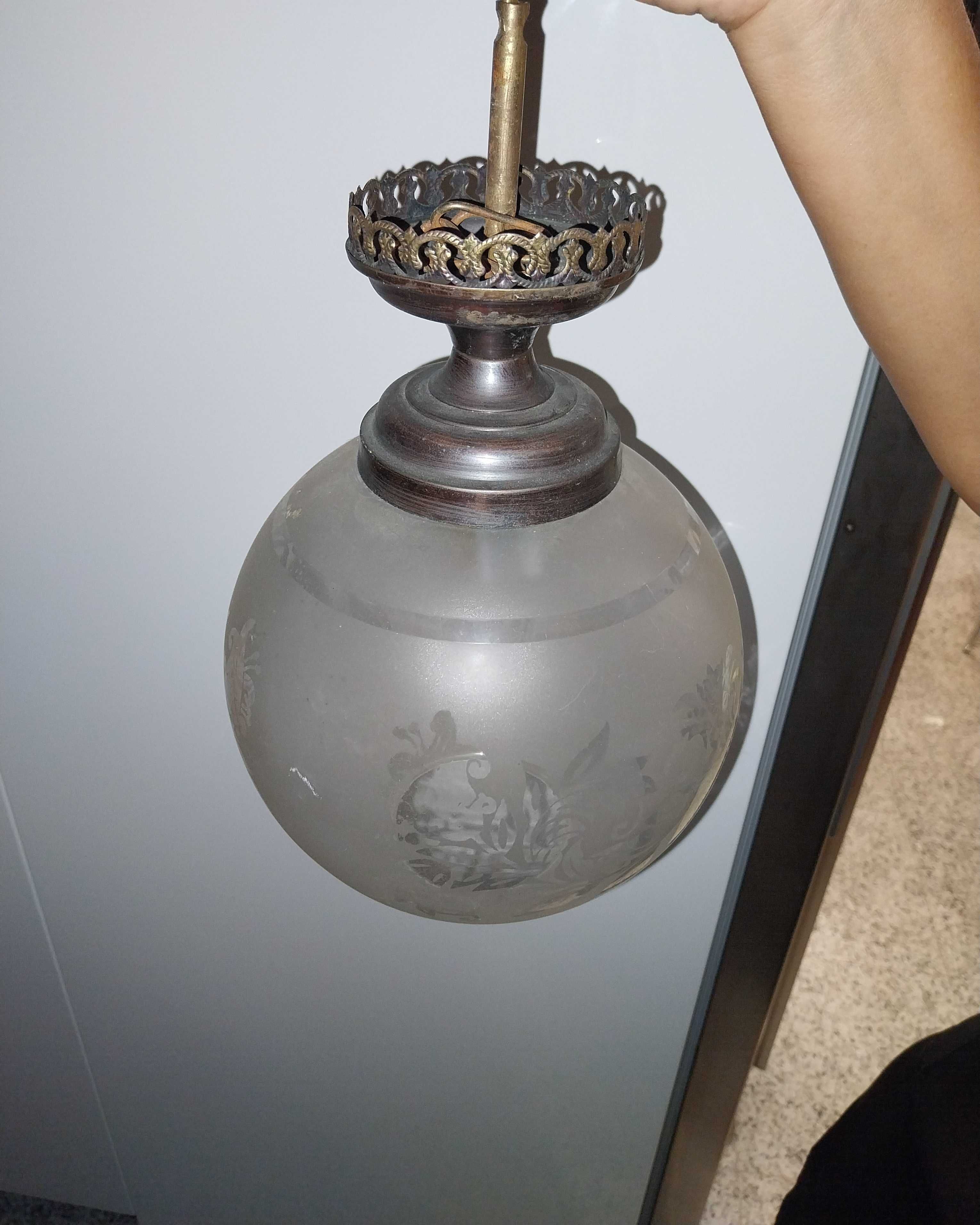 Candeeiro de Teto Antigo - Anos 60
