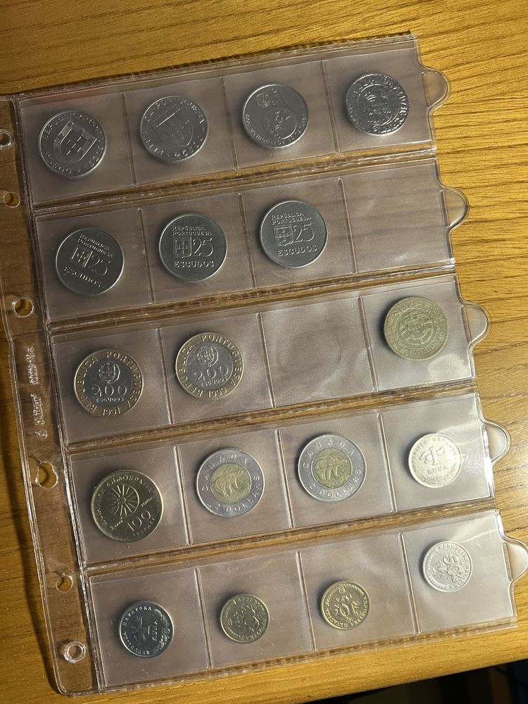 Moedas antigas para coleccionadores