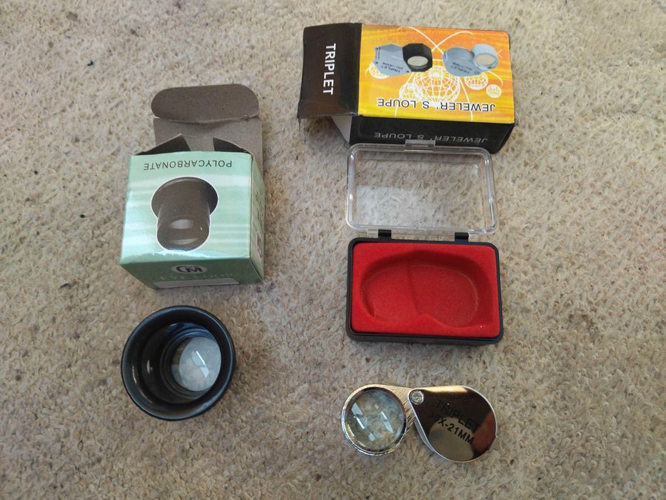 Микроскоп 30х лупа глазная складная нержавейка