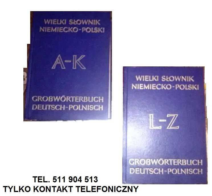 Wielki słownik niemiecko-polski A-K i L-Z (wyd.1984)