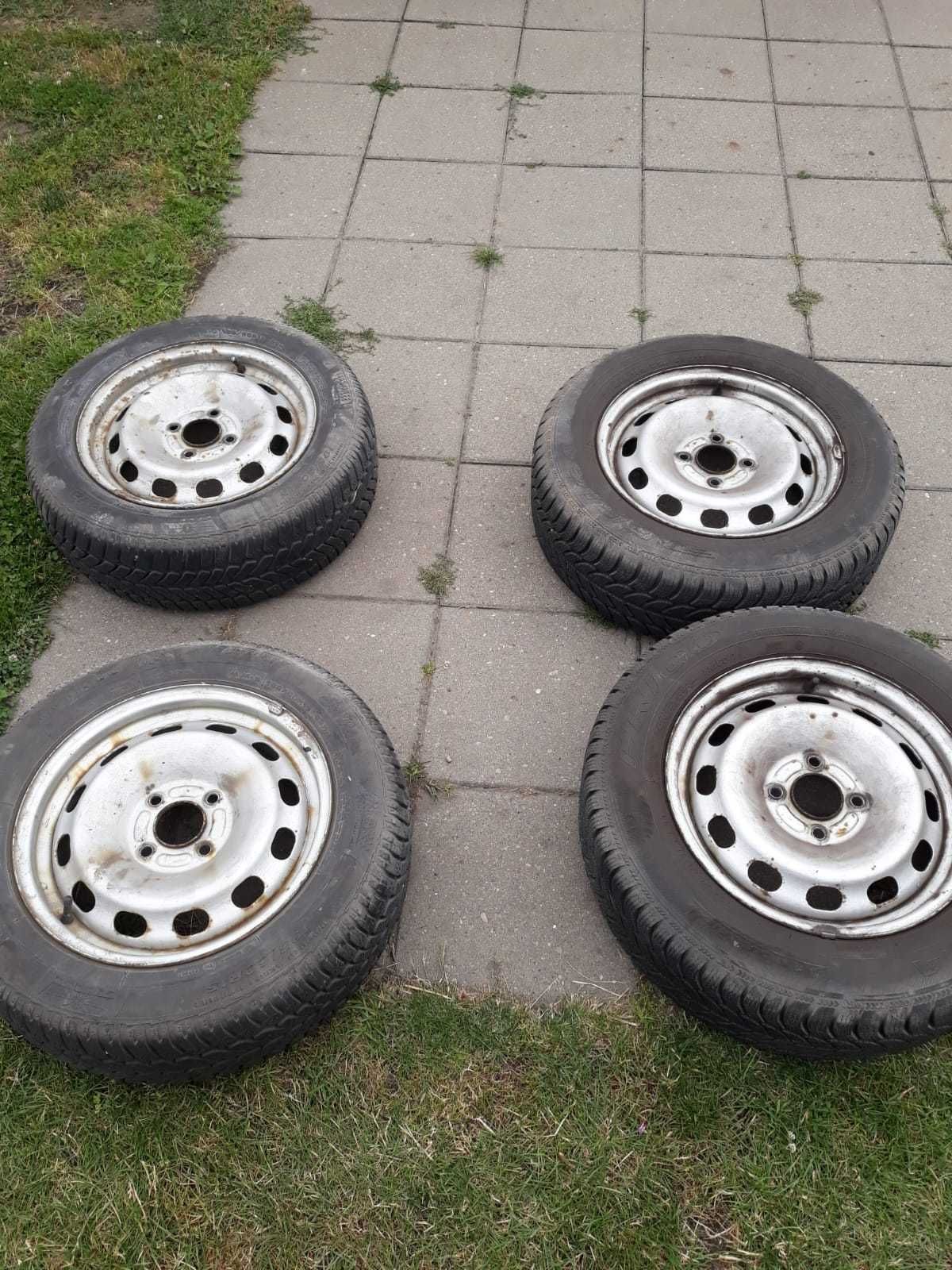 Koła opony zimowe dwie 195x65x15 i dwie 195x60x15