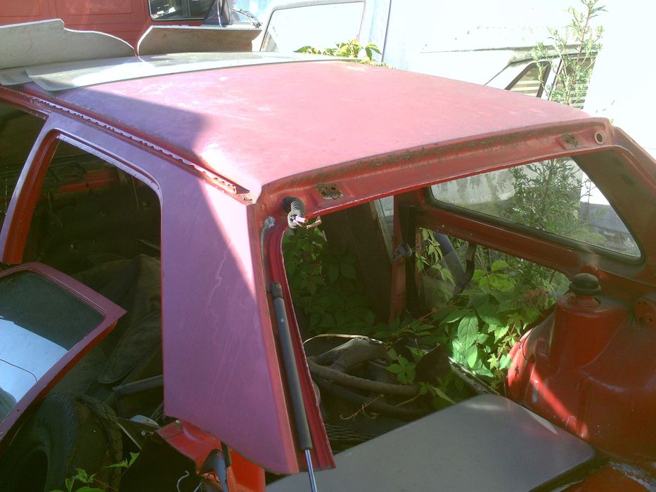 Volkswagen golf 2 II dach kompletny z otworem na szyberdach wersja 3d.