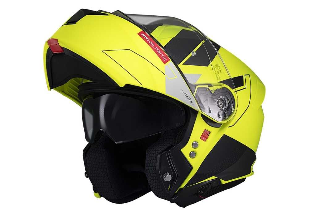 Мотошолом MT Genesis SV TALO C3 Matt Yellow в Артмото Кременчук