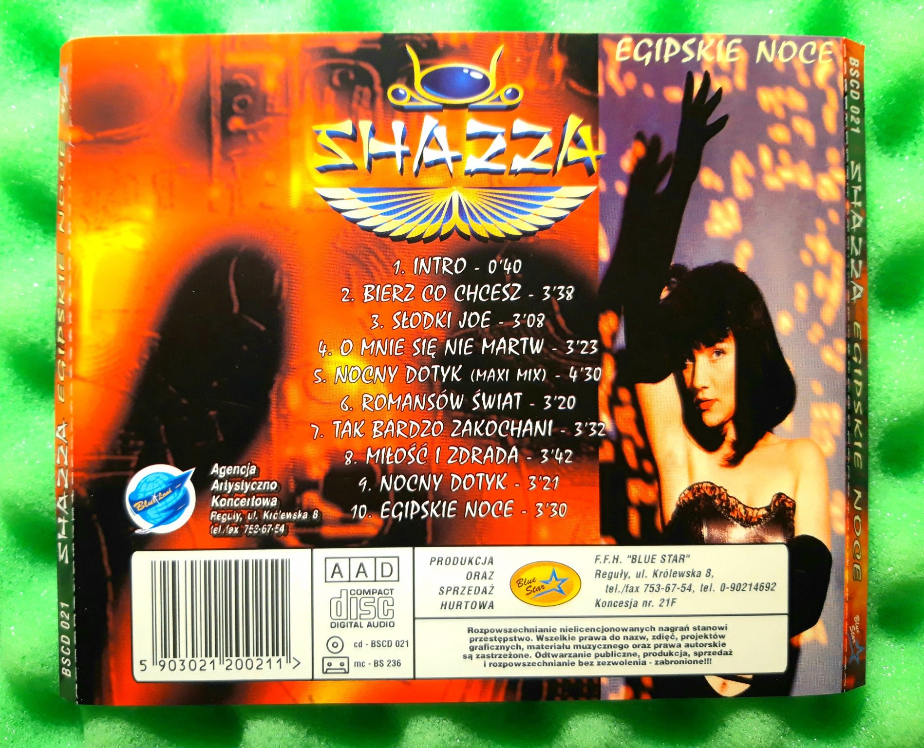 Shazza – Egipskie Noce (CD, 1995)