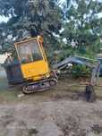 Komatsu minikoparka 1.6 tony 3 łyżki z przyczepą 2 t ( yanmar jcb case