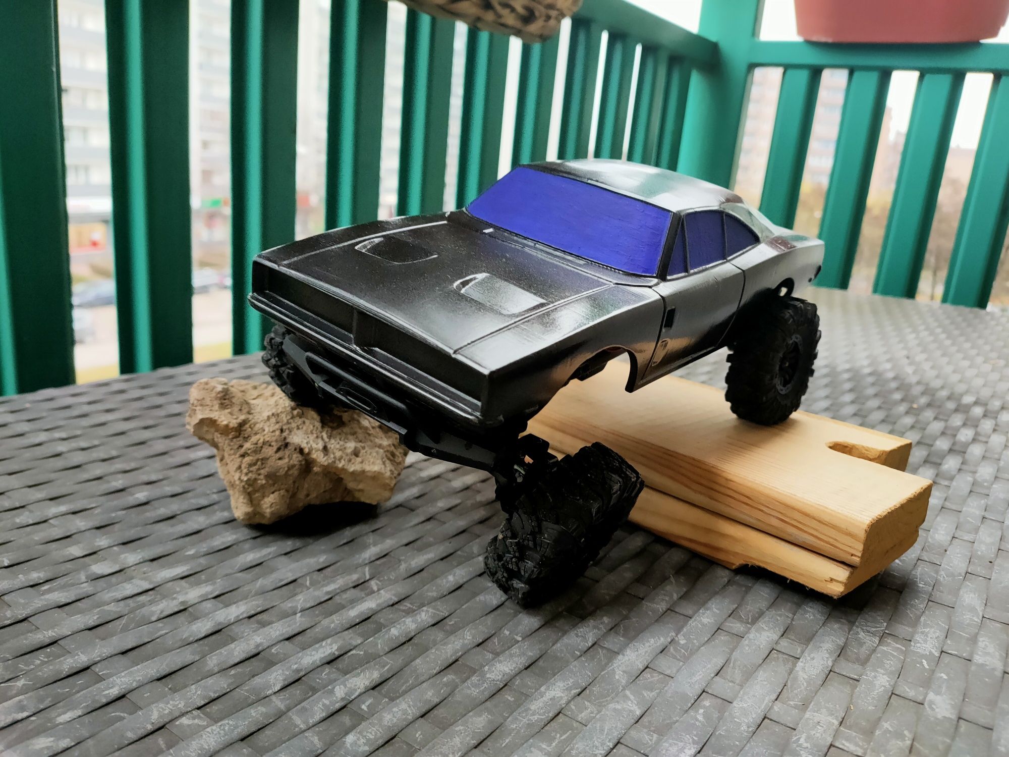 Traxxas TRX4M nadwozie '69 Charger lakier 3dprint