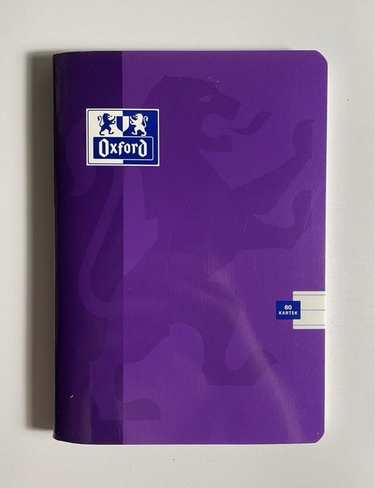 zeszyt Oxford a5 w linię