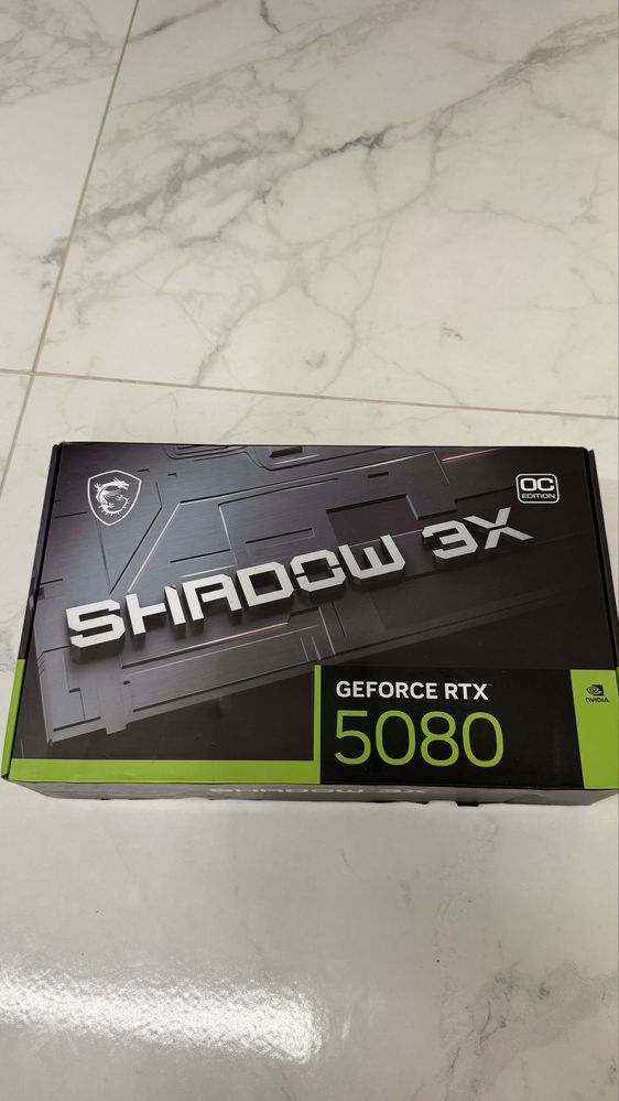 Відеокарта MSI GeForce RTX 5080 16G SHADOW 3X OC
