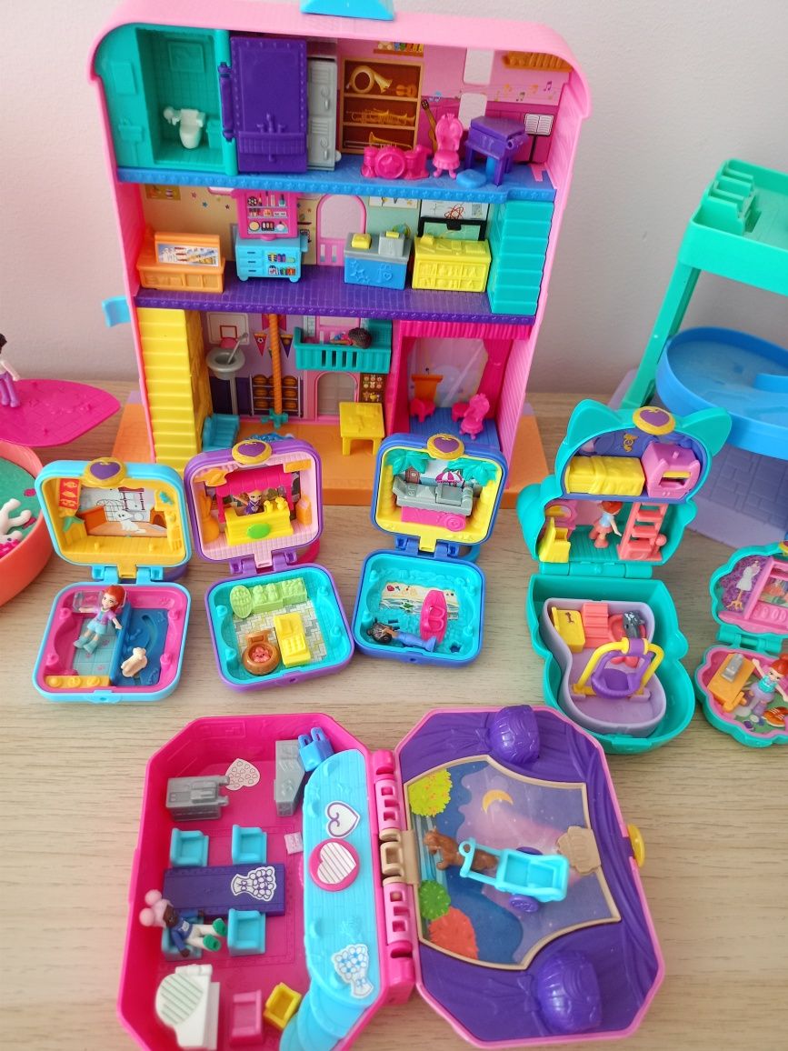 Duży zestaw Polly Pocket