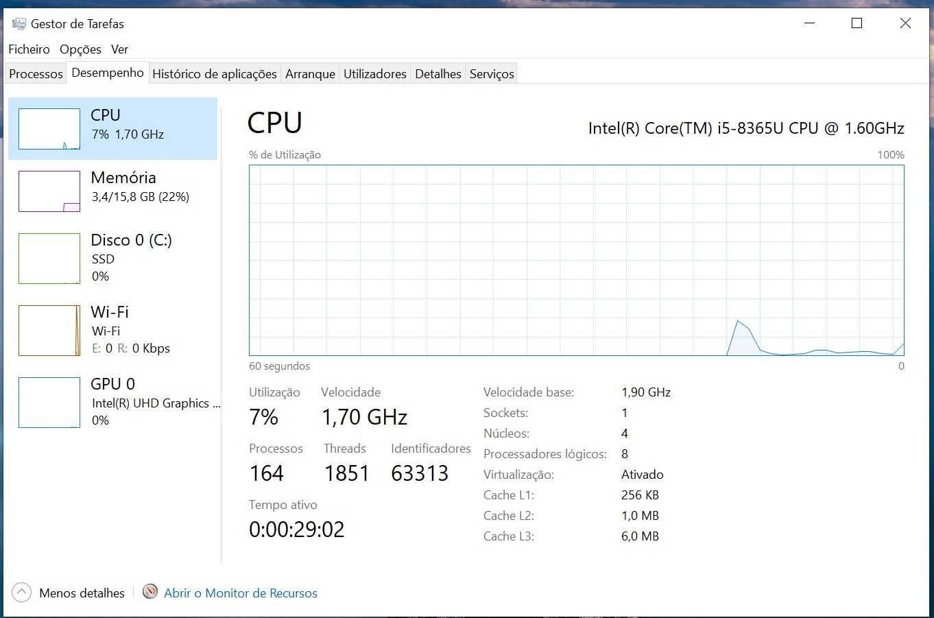 Portátil HP EliteBook 840 G6 i5 8365U/16GB/256GB SSD/14"FHD
