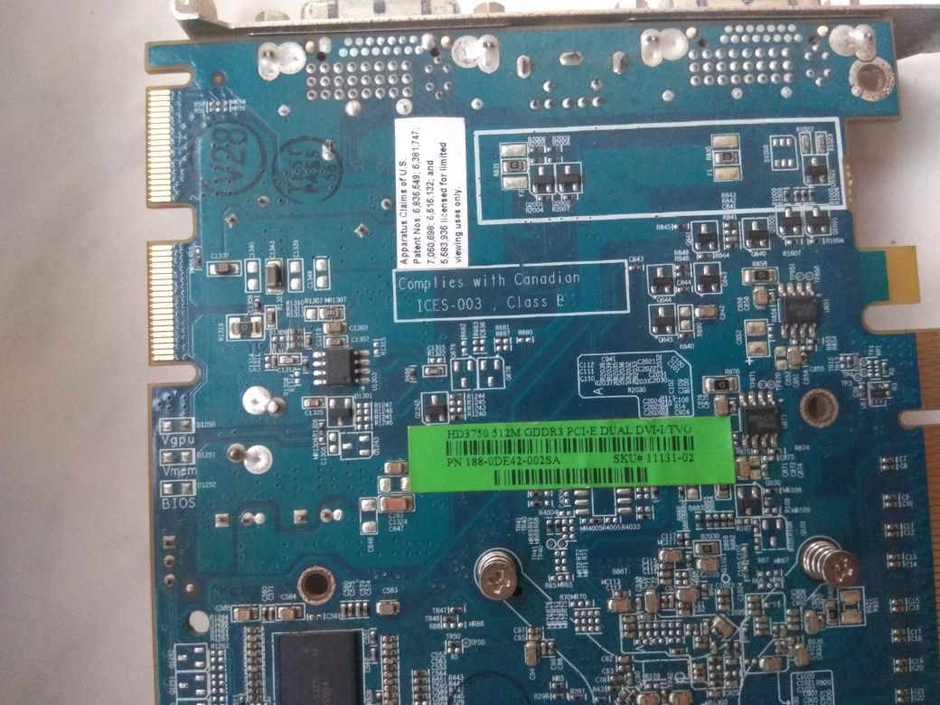 Відеокарта Sapphire hd 3750