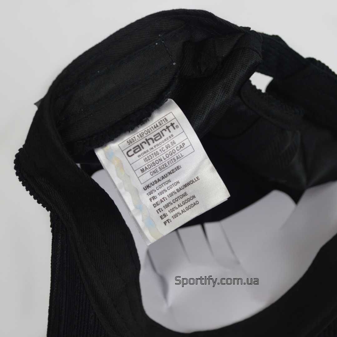 Кепка carhartt harlem cap бейсболка кархарт вільветова