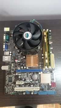 Комплект на 775 сокете: quad q9300, g31, 4gb ram