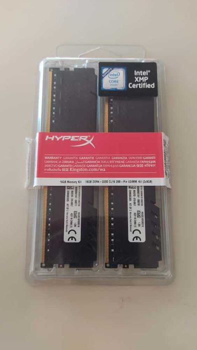 Memória RAM HyperX 16Gb (8x2) 3200Mhz