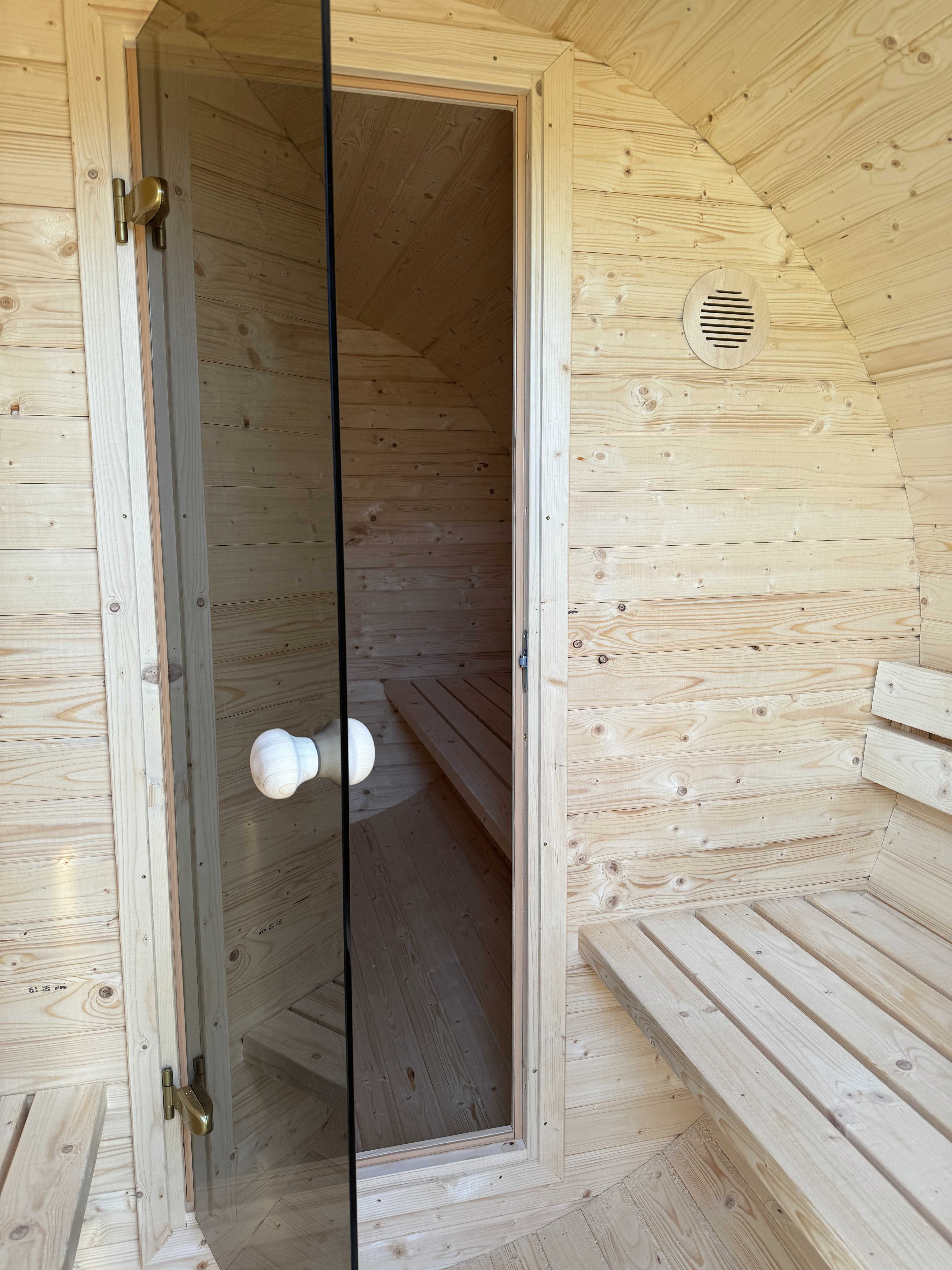 Sauna drewniana sucha 340cm PRODUCENT przedsionek łaźnia jakość FV23