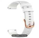 Garmin 20mm pasek silikonowy zamiennik biały