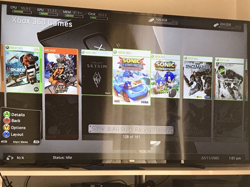 Pack Natal Xbox 360 slim  desbloqueada com muitos jogos