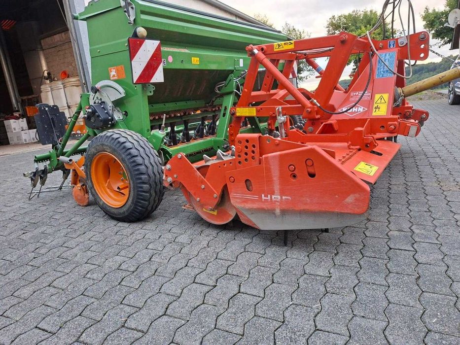 Agregat Uprawowo Siewny KUHN HRB 303 AMAZONE D 9 - 30 Super Talerzowy