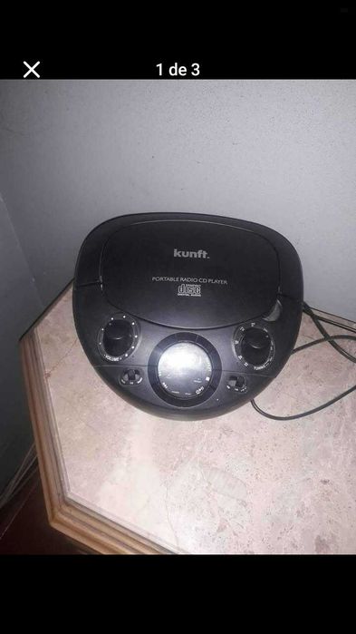 Radio com cd e com pilhas