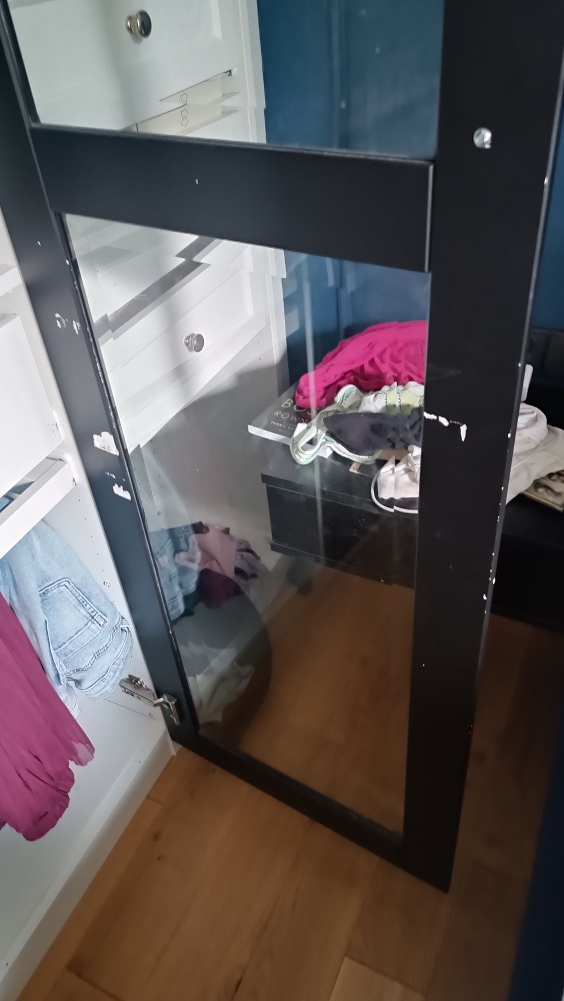 Drzwi szklane do szafy Ikea - bez zawiasów