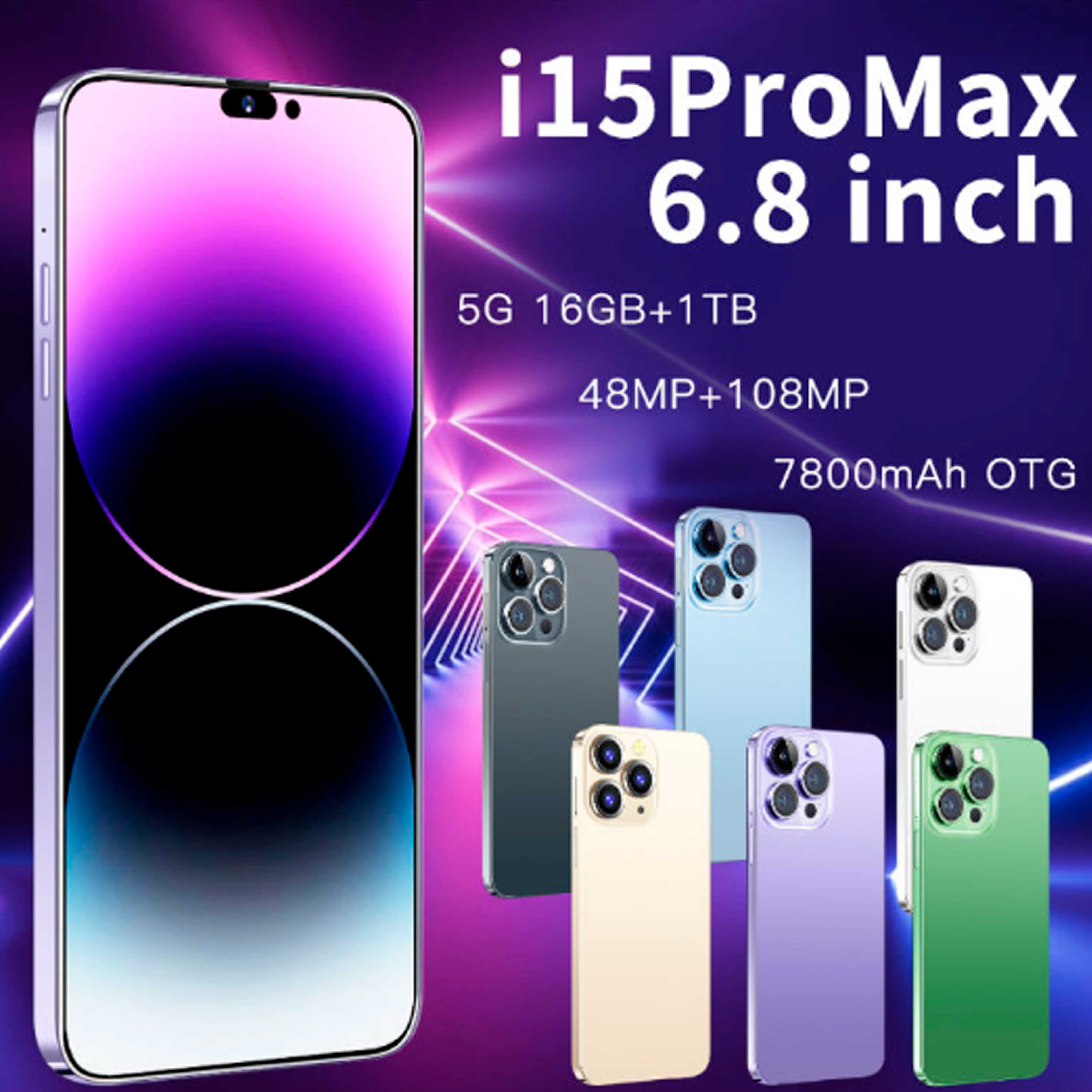 Смартфон I15 15 PRO 15 PRO Max Smartphone Supplier Shipped