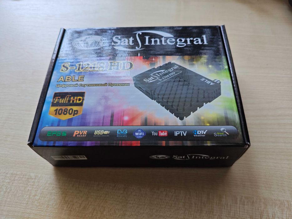 Тюнер Sat-Integral S-1218 HD ABLE в гарному стані, прошивка 13.10.25.