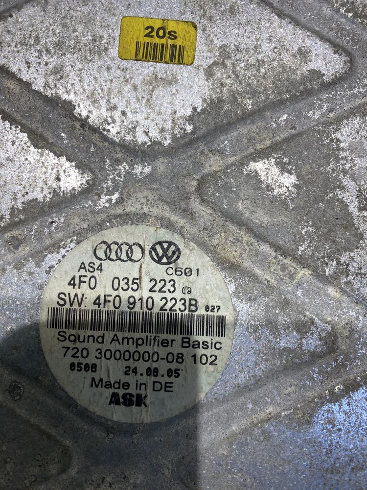 Wzmacniacz audio Audi A6 C6 4F0