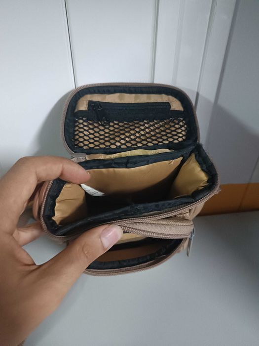 Mala a tiracolo bege Lacor