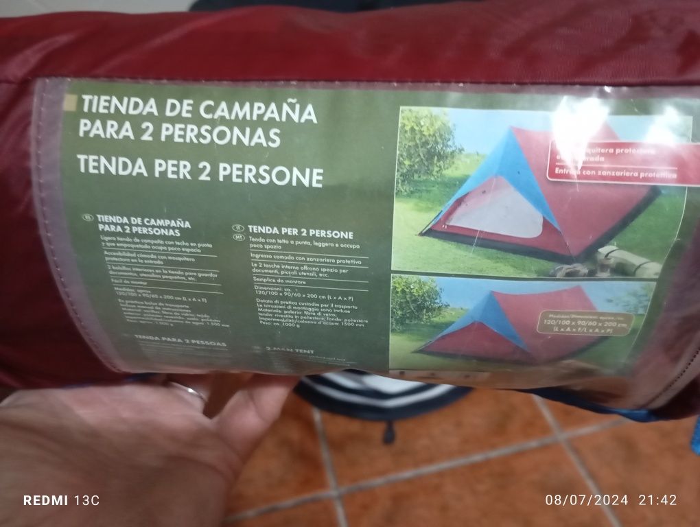 Tendas campismo +saco cama