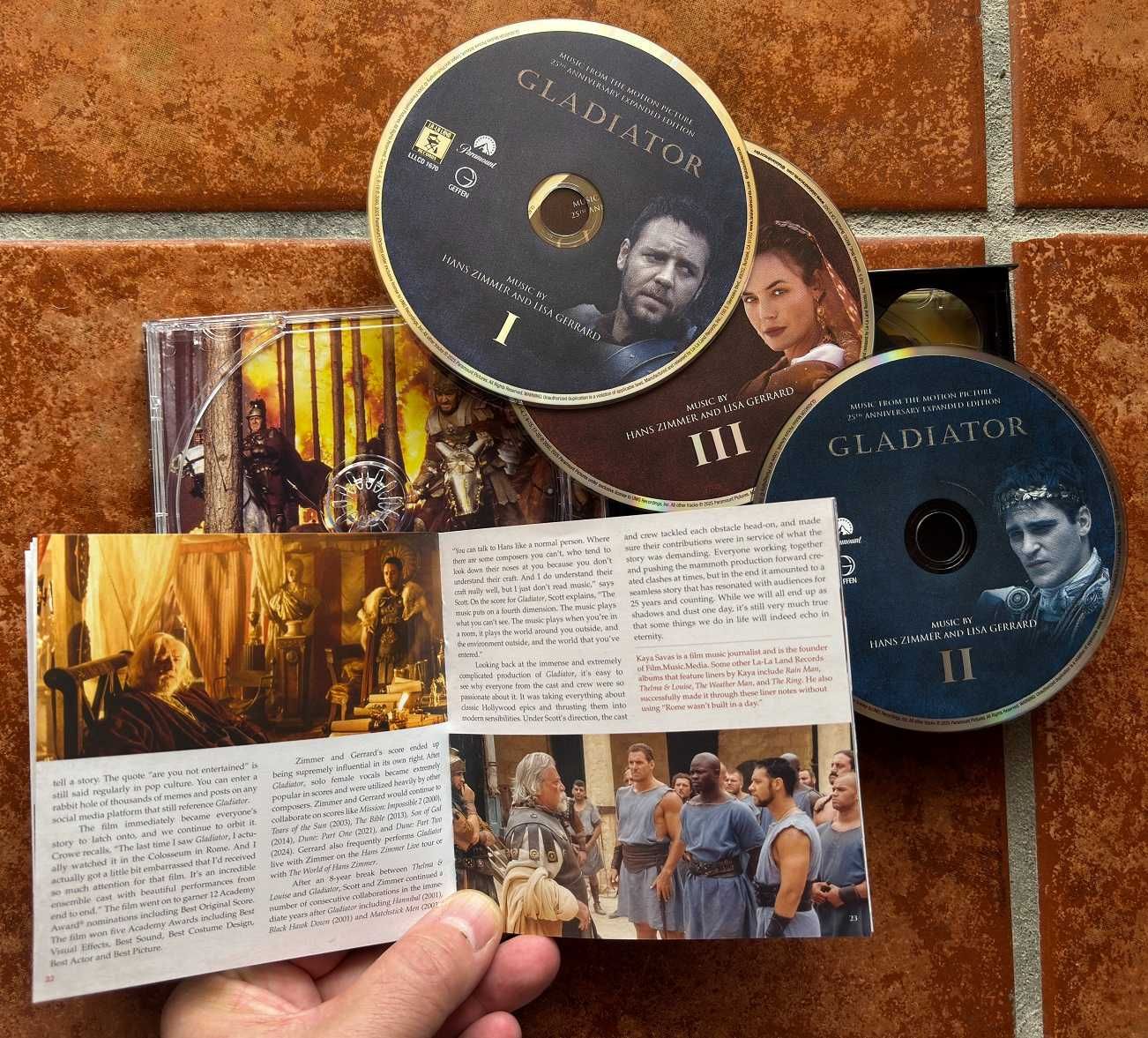 GLADIATOR: 25th Anniversary Limited Edition (3-CD SET)