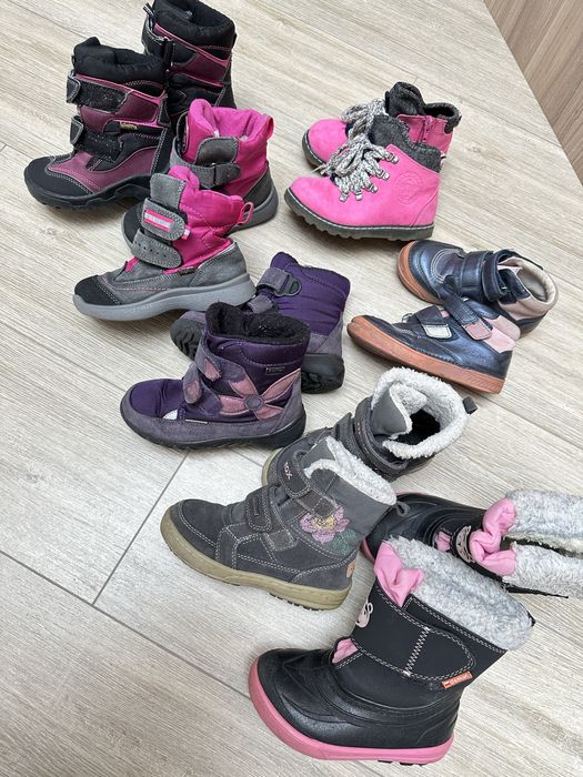 Ботинки термо зимние на девочку 26-27-28 р много вариантов