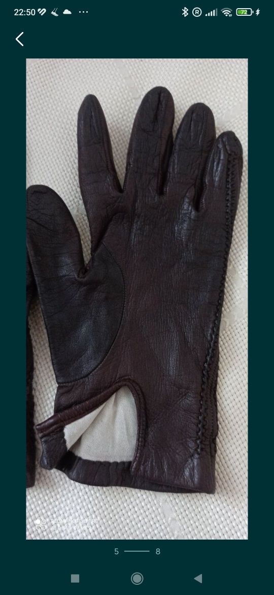 Rękawiczki skórzane 6