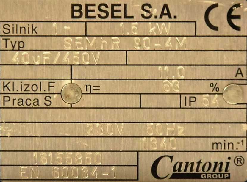 Silnik Elektryczny SEMhR 90-4M Besel